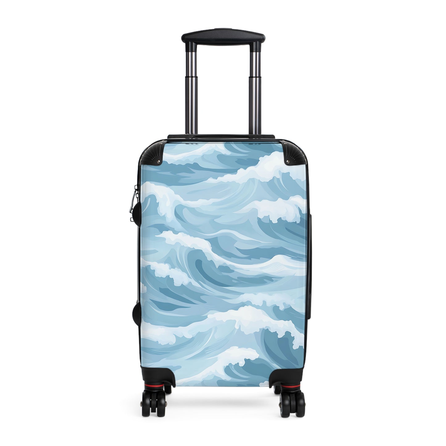 Ocean Waves Suitcase - Stylish Luggage for Travelers, Beach Vibes, Perfect for Vacations and Summer Trips, Carry-On Bag, Travel Gift