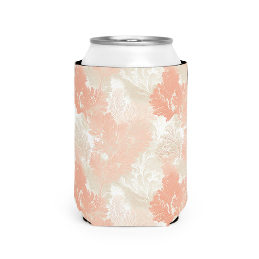 Boho Floral Can Cooler Sleeve, Reusable Drink Insulator, Party Favor, Summer BBQ Accessory, Unique Gift for Wine Lovers