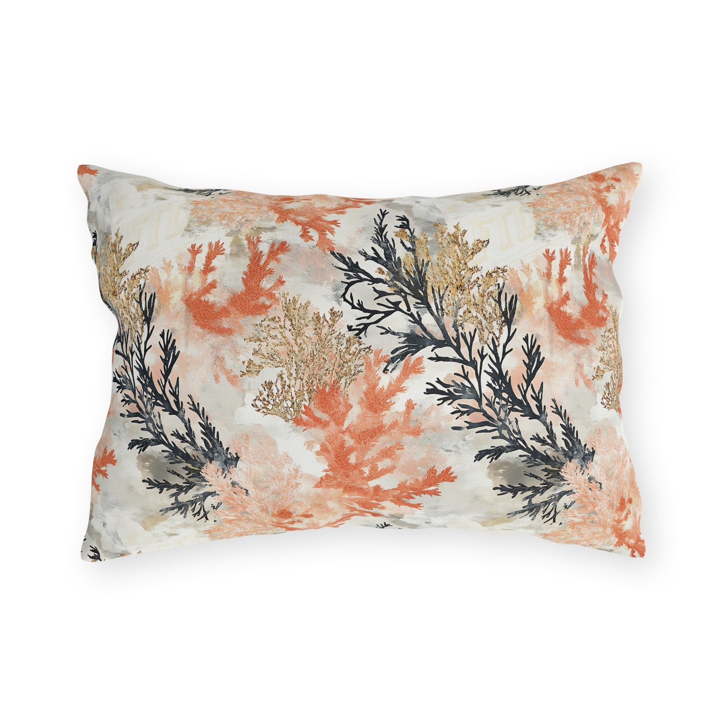 Coral Reef Outdoor Pillow | Decorative Throw Pillow, Nautical Home Decor, Beachy Vibe, Patio Cushion, Summer Living