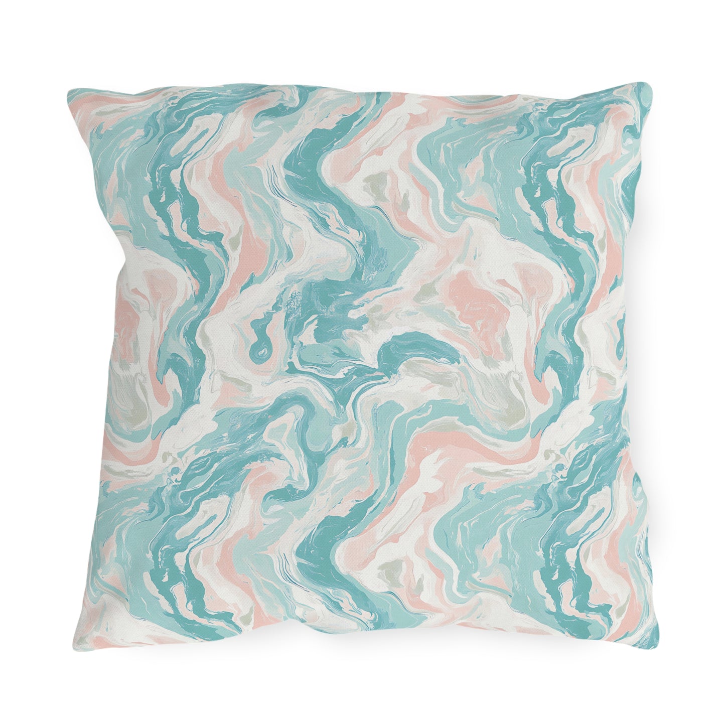 Marbled Outdoor Pillows, Decorative Cushion Covers, Summer Patio Decor, Home and Garden Accessories, Boho Chic, Gift Idea