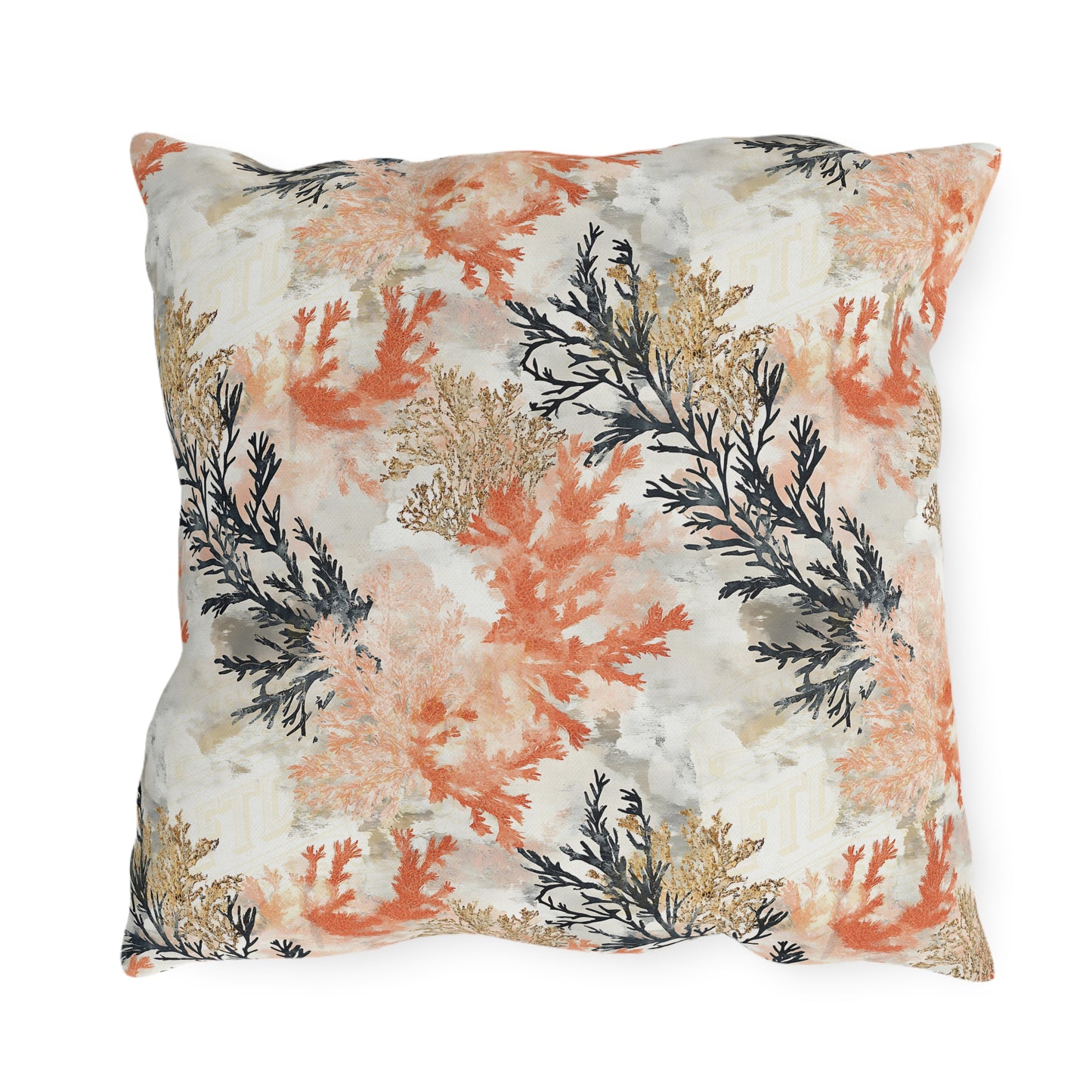 Coral Reef Outdoor Pillow | Decorative Throw Pillow, Nautical Home Decor, Beachy Vibe, Patio Cushion, Summer Living