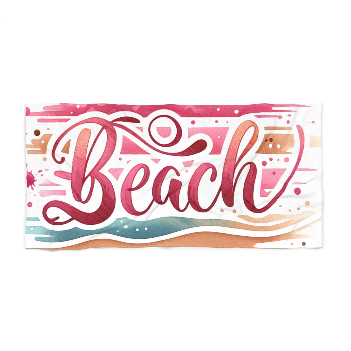 Pastel Beach Towel - Summer Vacation, Tropical Towel, Boho Beach Towel, Ocean Lover Gift, Coastal Home Decor