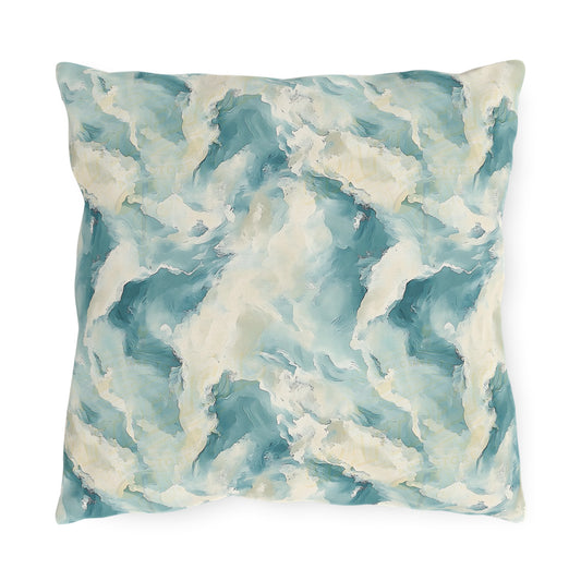 Ocean Wave Outdoor Pillows, Coastal Decor, Garden Accents, Beach House Accessories, Summer Living Essentials, Nautical Throw Pillows