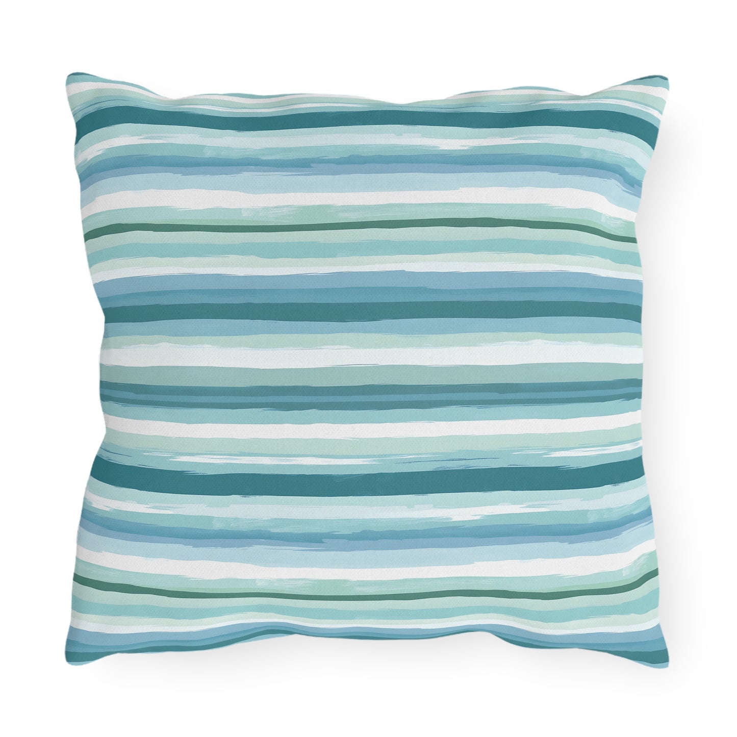 Coastal Outdoor Pillows, Beach House Decoration, Striped Throw Cushions, Patio Accent Pillows, Summer Home Decor, Outdoor Living