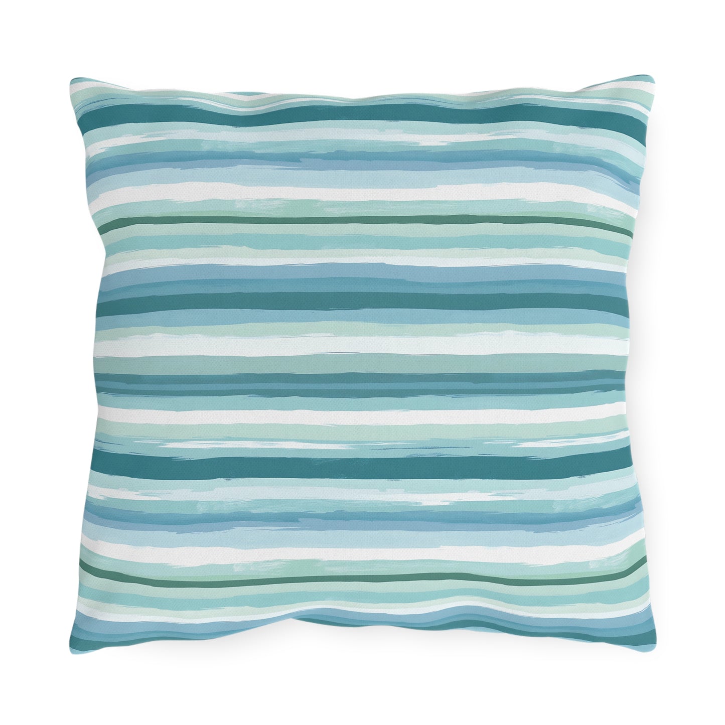 Coastal Outdoor Pillows, Beach House Decoration, Striped Throw Cushions, Patio Accent Pillows, Summer Home Decor, Outdoor Living