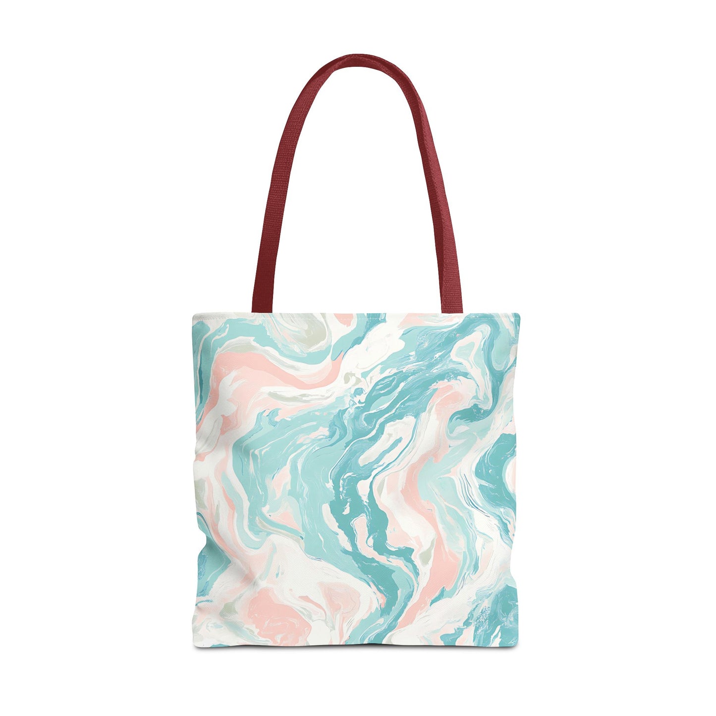 Marble Design Tote Bag, Stylish Beach Bag, Eco-Friendly Shopping Tote, Floral Pattern Carryall, Casual Everyday Purse