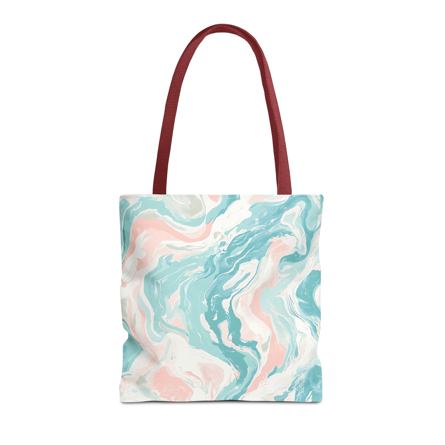 Marble Design Tote Bag, Stylish Beach Bag, Eco-Friendly Shopping Tote, Floral Pattern Carryall, Casual Everyday Purse