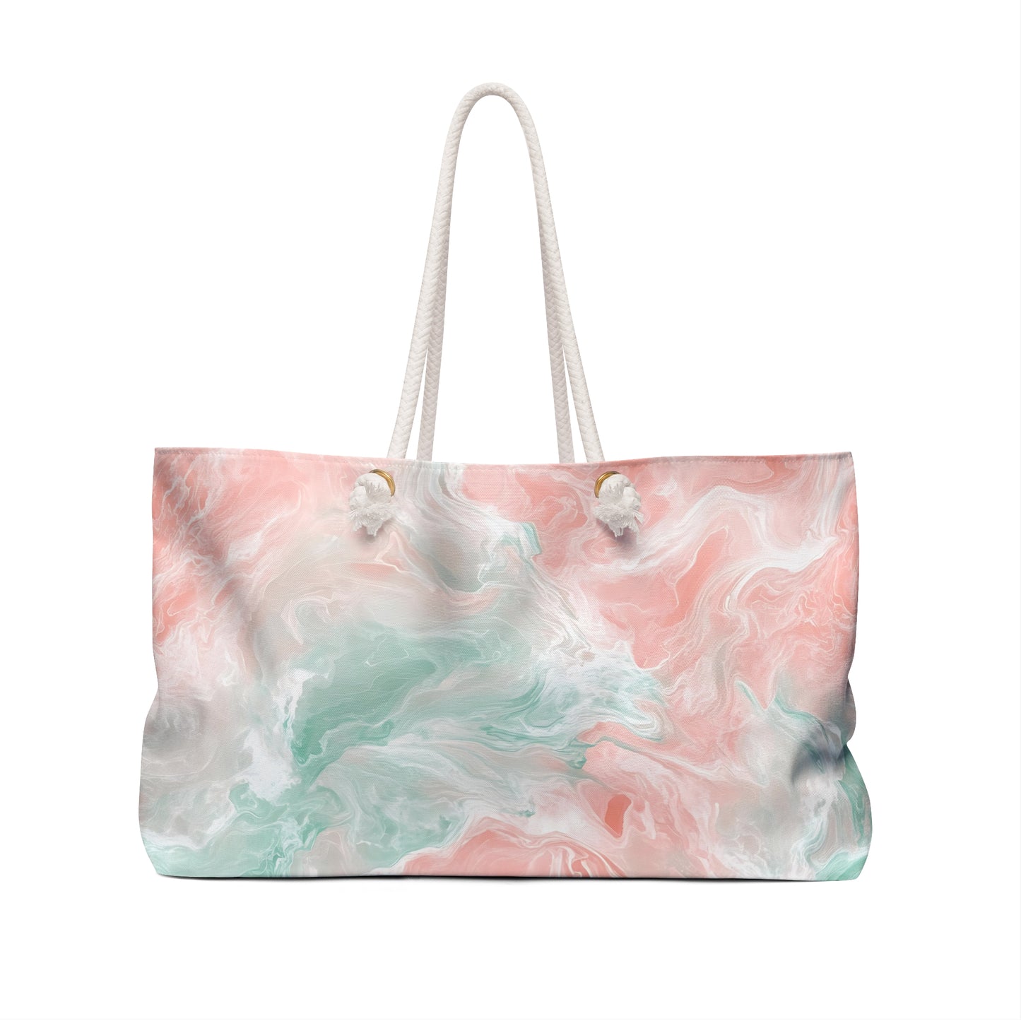 Marble Pattern Weekender Bag, Stylish Weekend Tote, Beach Bag, Yoga Bag, Travel Essentials, Summer Getaway