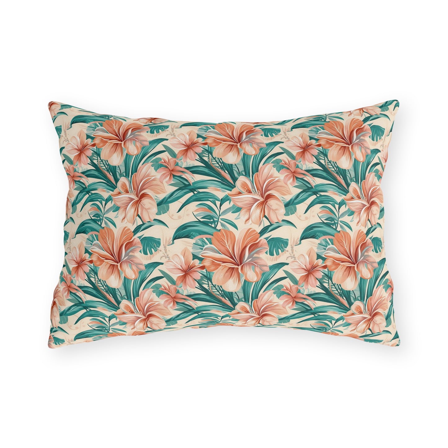 Tropical Flora Outdoor Pillows - Beach House Decor, Patio Cushions, Garden Accessories, Tropical Home Decor, Outdoor Living