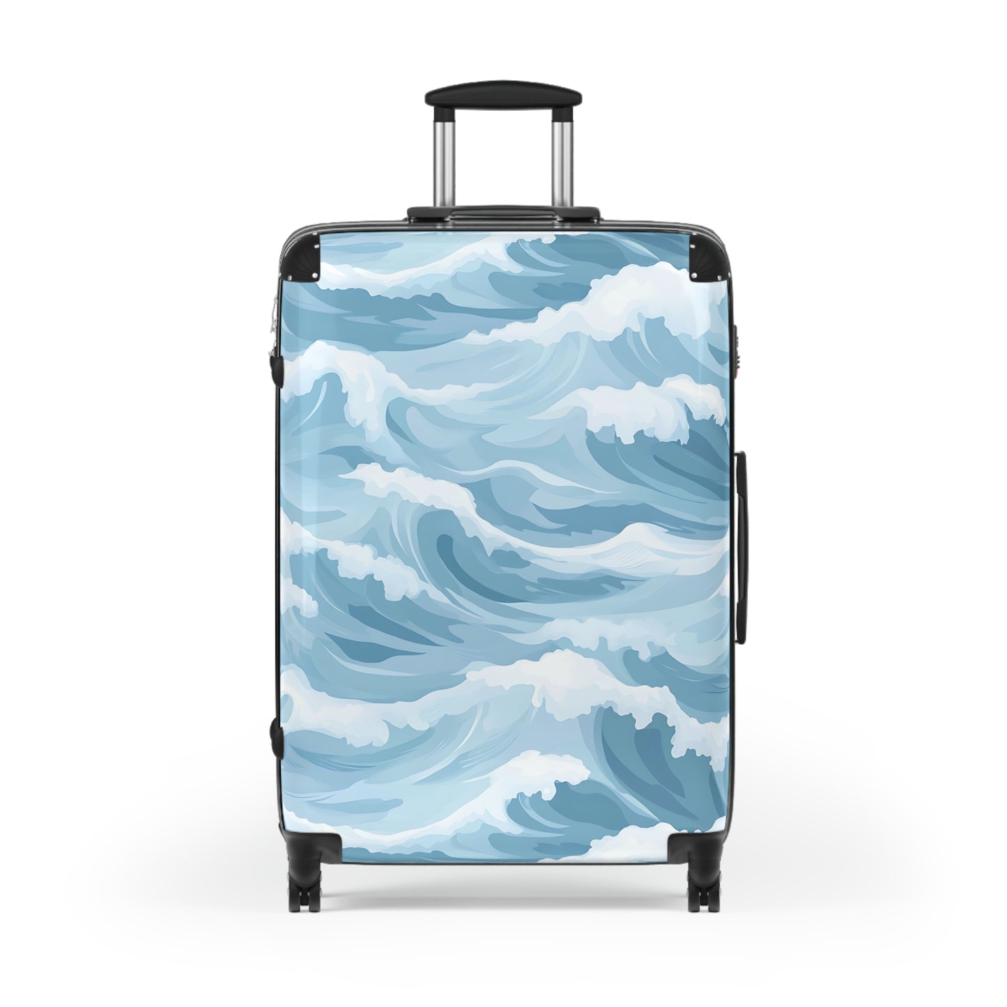 Ocean Waves Suitcase - Stylish Luggage for Travelers, Beach Vibes, Perfect for Vacations and Summer Trips, Carry-On Bag, Travel Gift