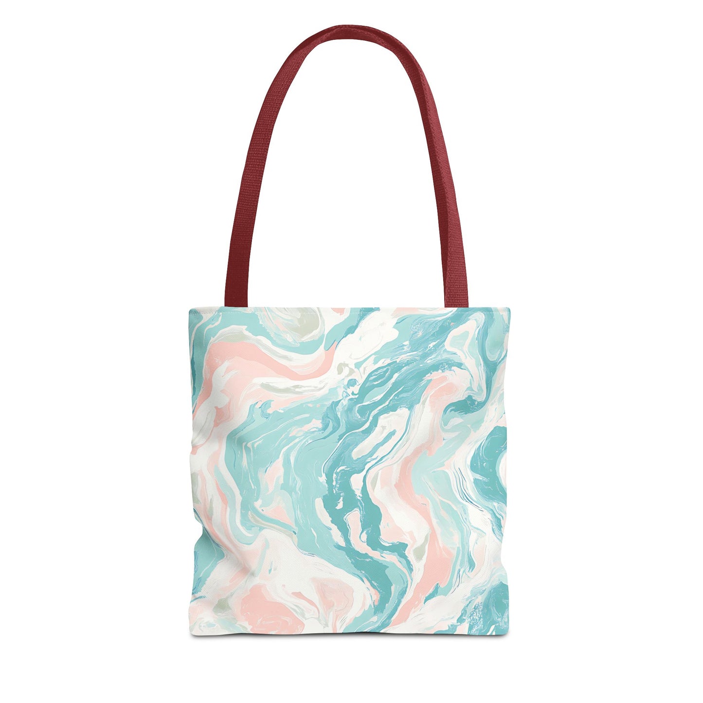 Marble Design Tote Bag, Stylish Beach Bag, Eco-Friendly Shopping Tote, Floral Pattern Carryall, Casual Everyday Purse