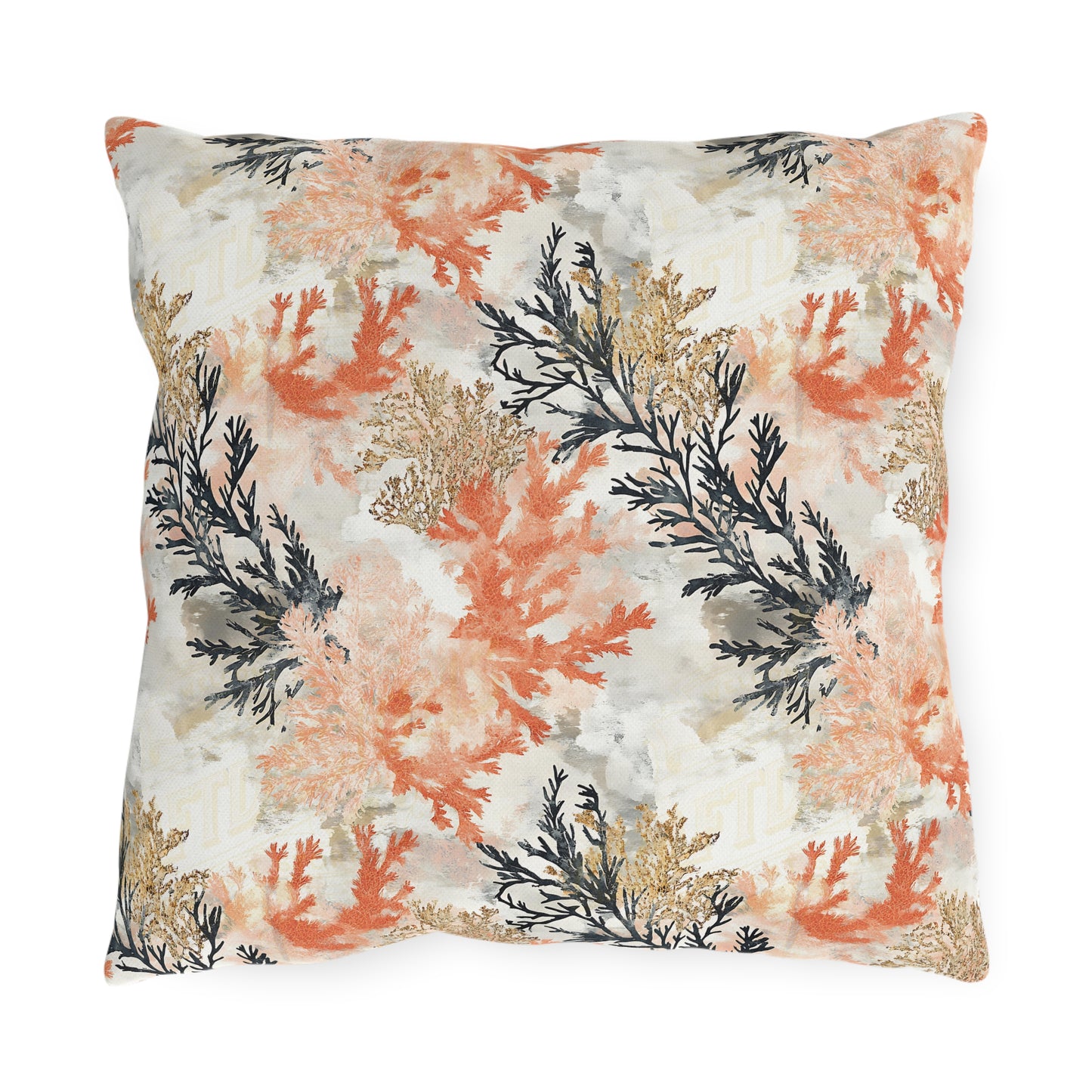 Coral Reef Outdoor Pillow | Decorative Throw Pillow, Nautical Home Decor, Beachy Vibe, Patio Cushion, Summer Living