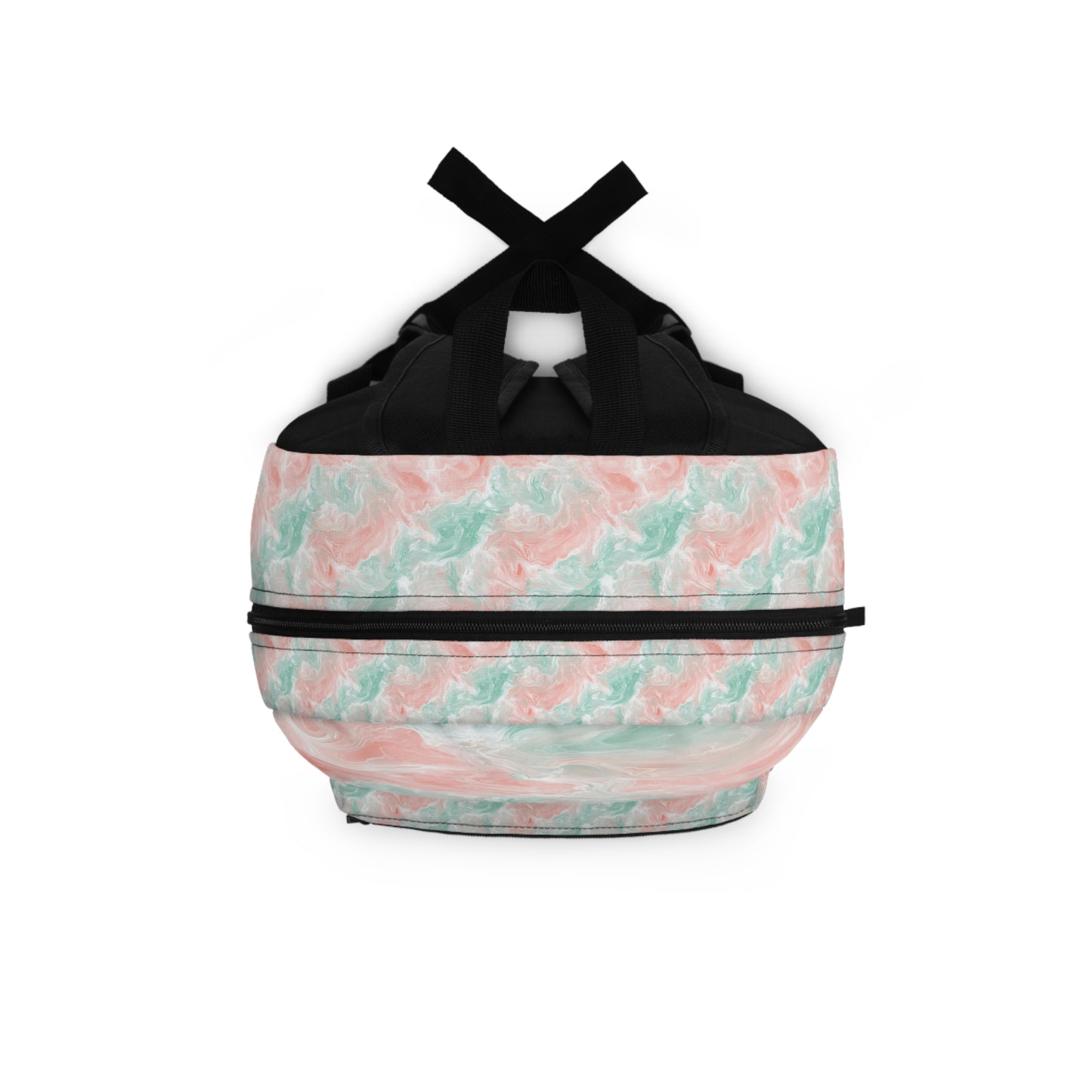 Pastel Marble Backpack - Stylish School Gear, Travel Bag, Trendy Gift for Teens, Fashionable Rucksack, Everyday Use