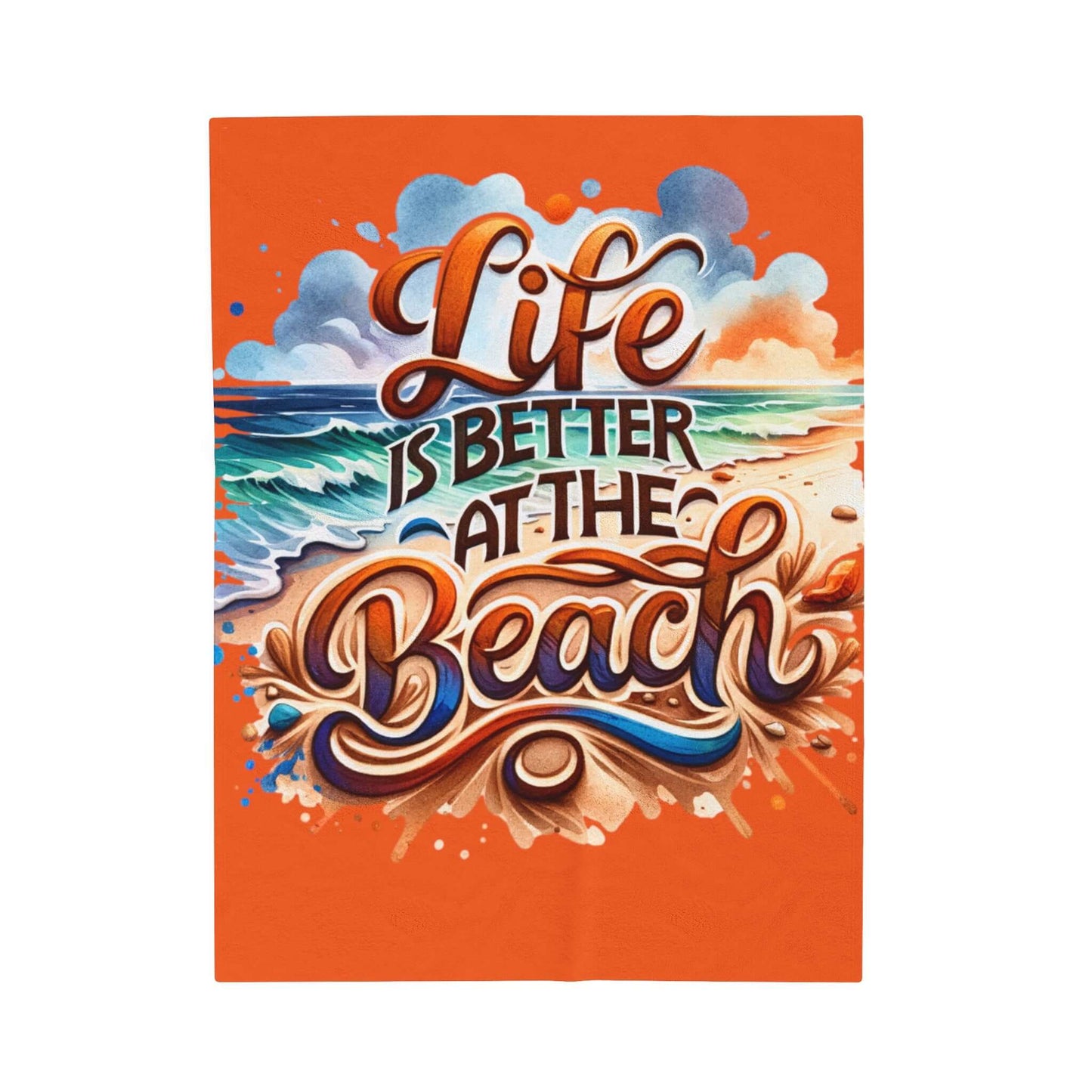 Beach Life Blanket - Relax and Unwind in Style