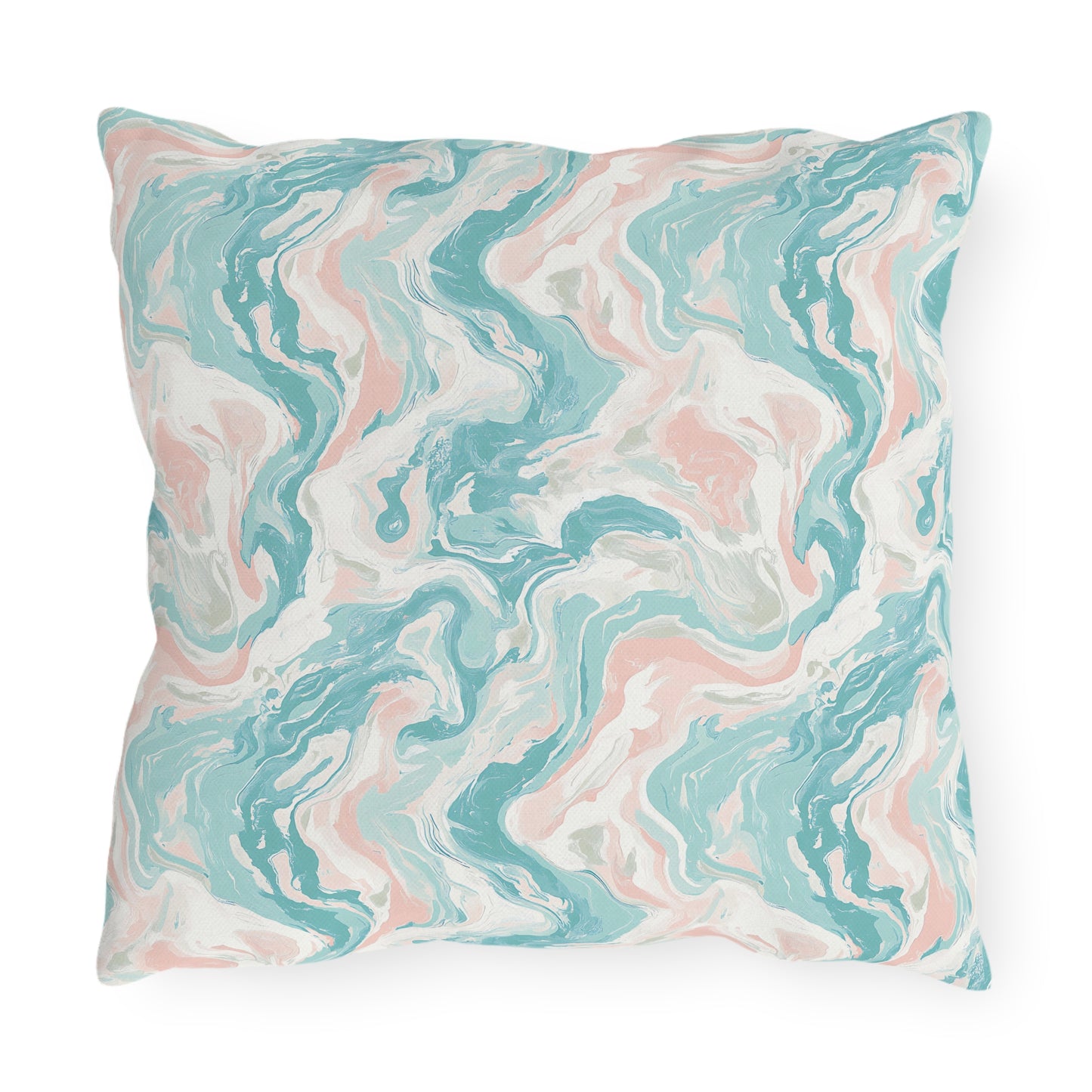 Marbled Outdoor Pillows, Decorative Cushion Covers, Summer Patio Decor, Home and Garden Accessories, Boho Chic, Gift Idea