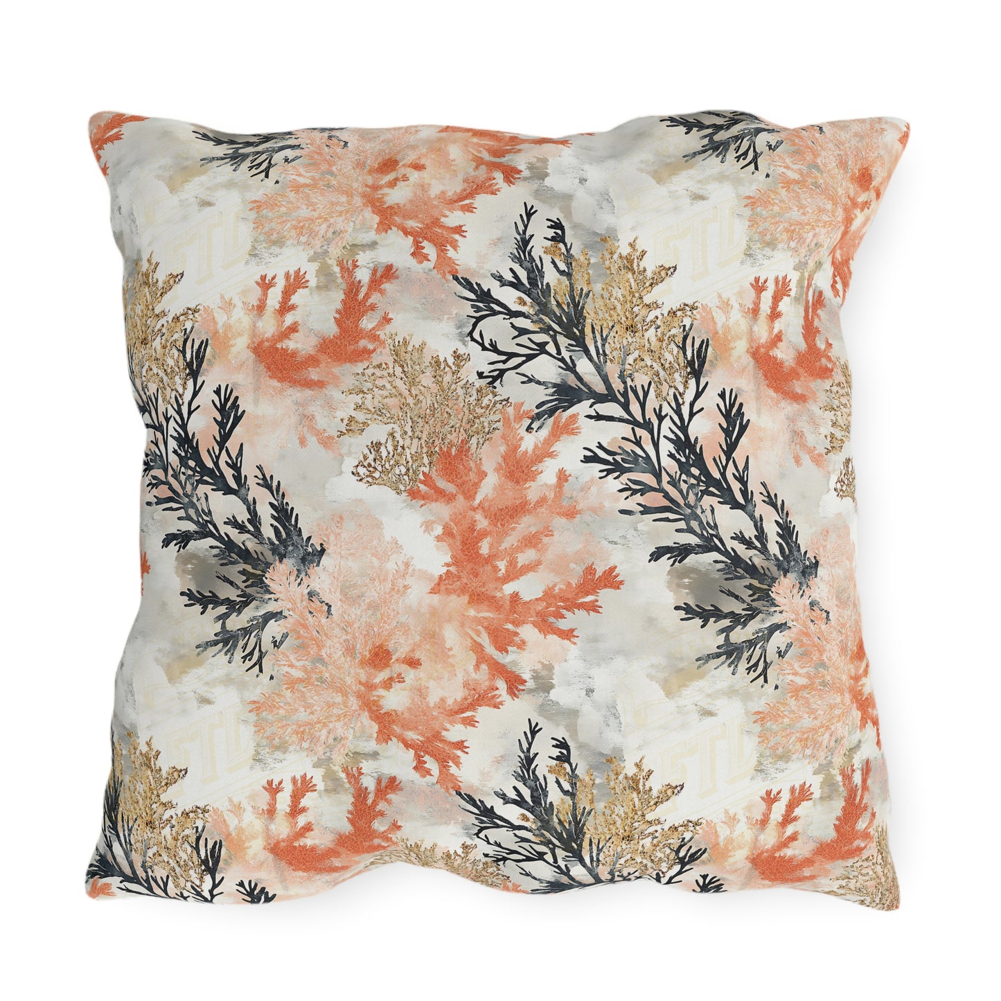 Coral Reef Outdoor Pillow | Decorative Throw Pillow, Nautical Home Decor, Beachy Vibe, Patio Cushion, Summer Living